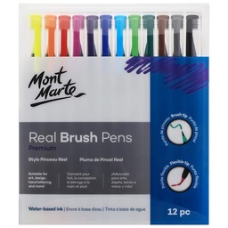 [MM0272] MONT MARTE PREMIUM ROTULADOR PUNTA PINCEL FLEX 12 COL