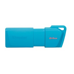 [KC-U2L64-7LB] MEMORIA USB KINGSTON 64GB DATA TRAVELER EXODIA M 3.2 NEON AZUL