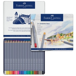 [15522] CRAYON DE MADERA FABER CASTELL GOLDFABER 114624 24 COL ACUARELABLES