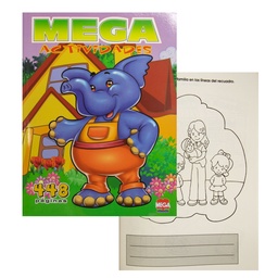 [56054] LIBROS PARA COLOREAR MIS PASITOS MEGA ACTIVIDADES 448 PAG