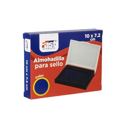 [16983-AZUL] ALMOHADILLA P/SELLO FAST 10X7.2 CMS AZUL