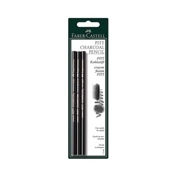 [51645] LAPIZ CARBONCILLO FABER CASTELL 117498 BX3