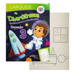 [56049] LIBRO PARA COLOREAR DIVERTITRAZOS PREESCOLAR 3
