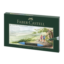 [17251] MARCADORES EN ESTUCHE FABER CASTELL ALBRECHT 160318 16 COL